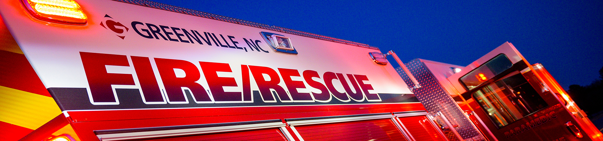 Fire Rescue Truck Banner Image