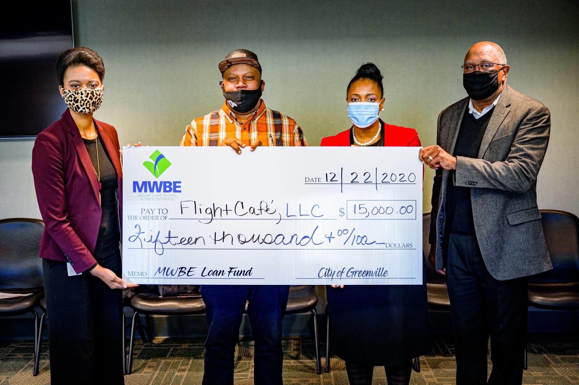 Loan check presentation