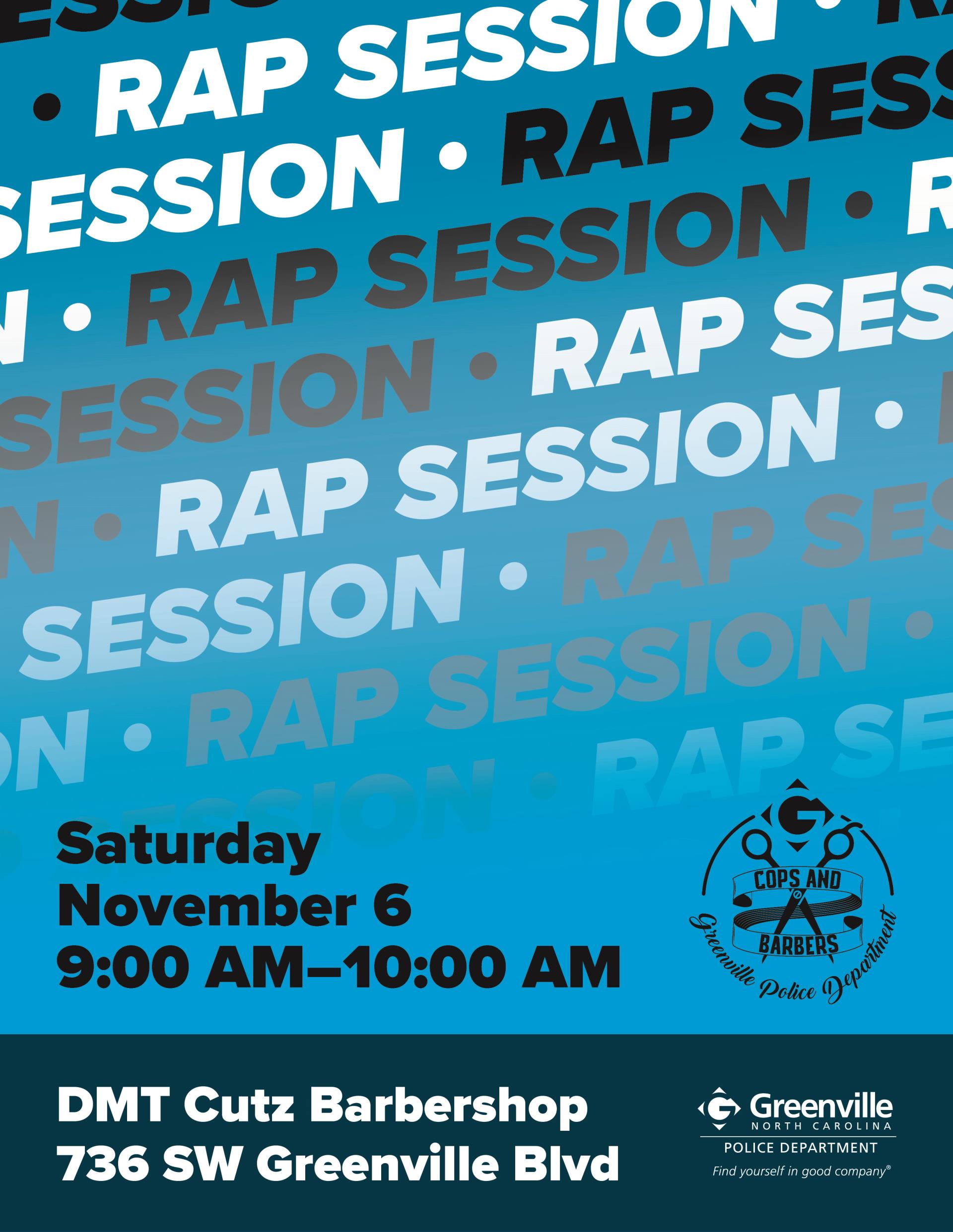 Cops and Barbers Rap Session | City Council Calendar | Greenville, NC