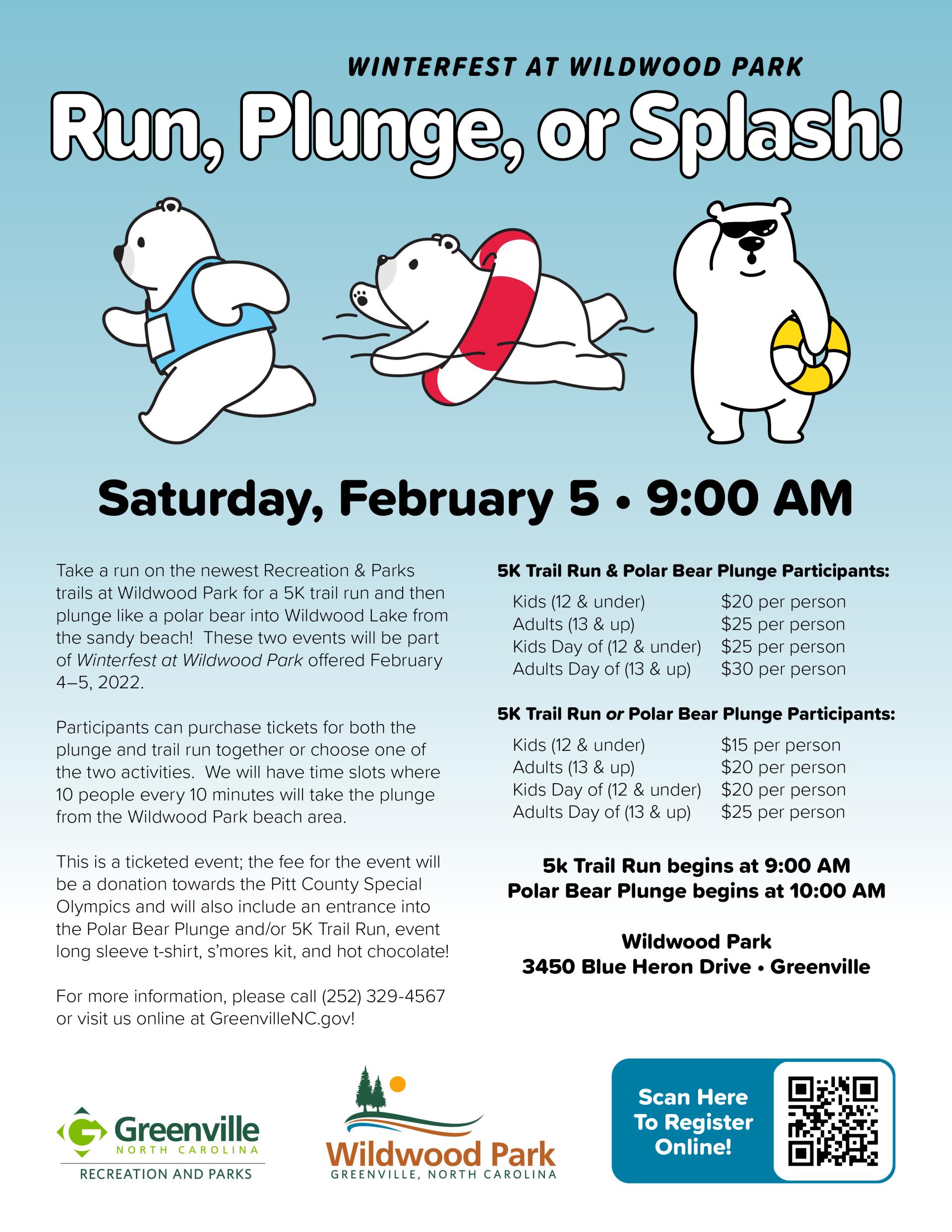 Run Plunge Splash Flyer