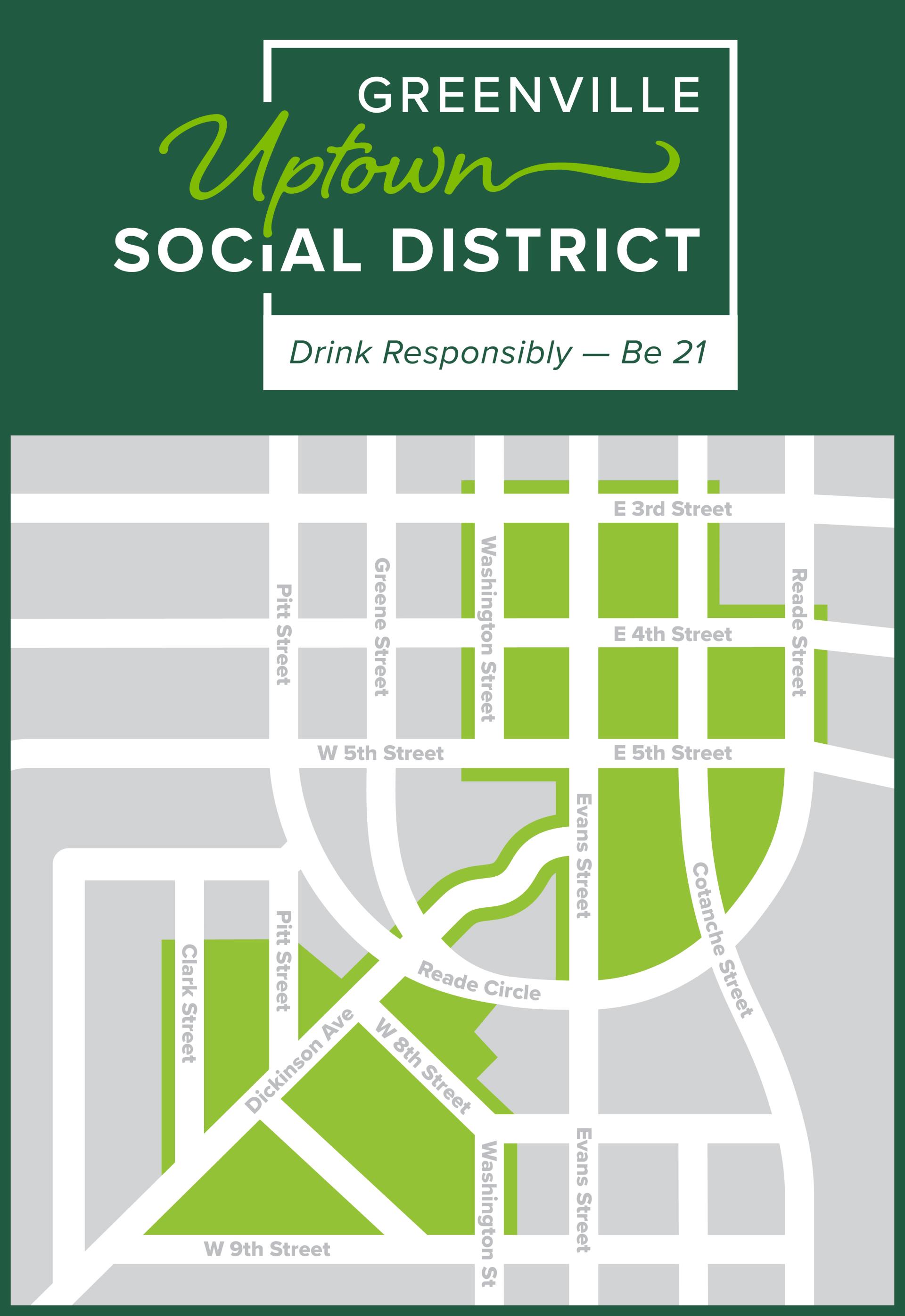2023 Uptown Social District Map