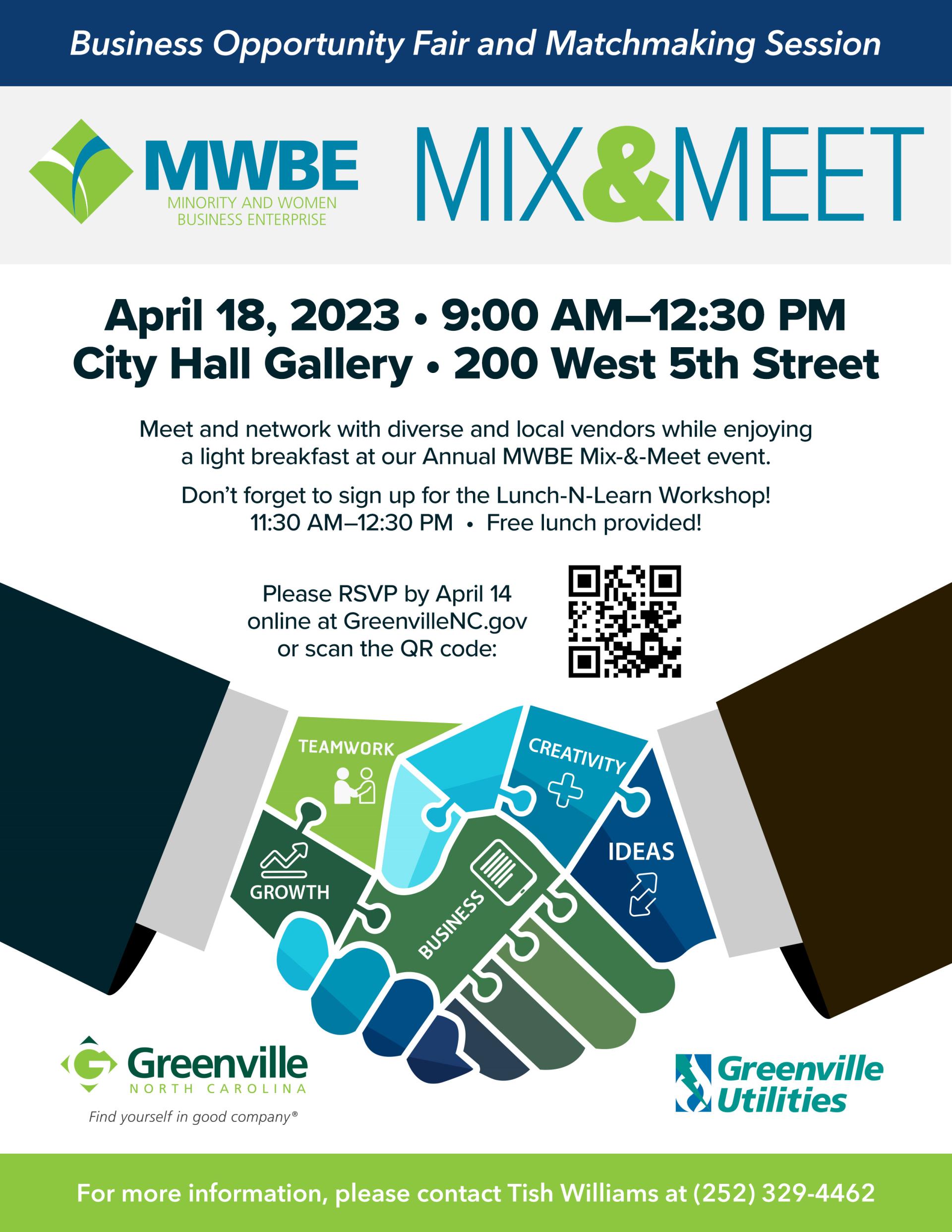 2023 MWBE Mix & Meet Flyer