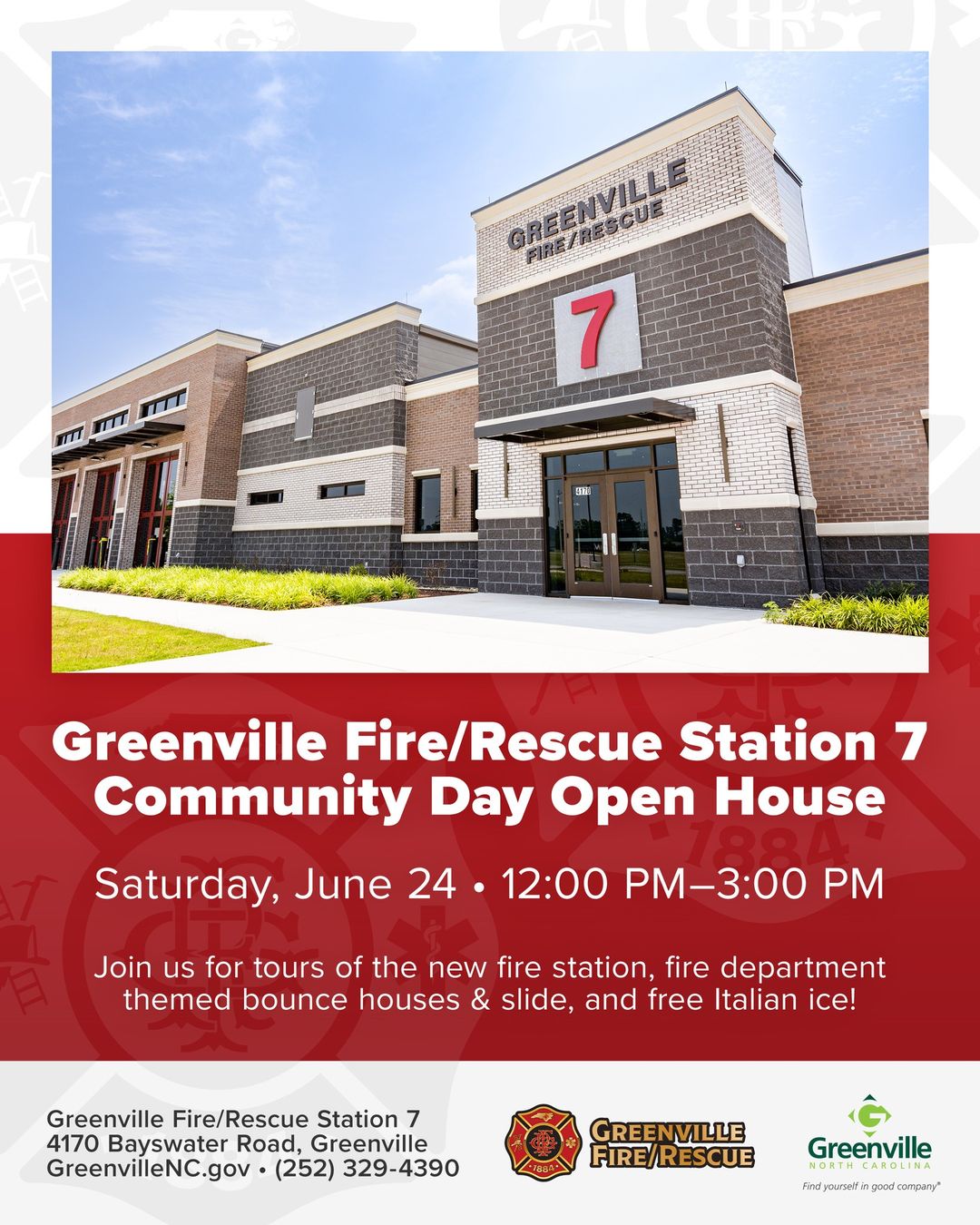 Fire Station 7 Open House Flyer