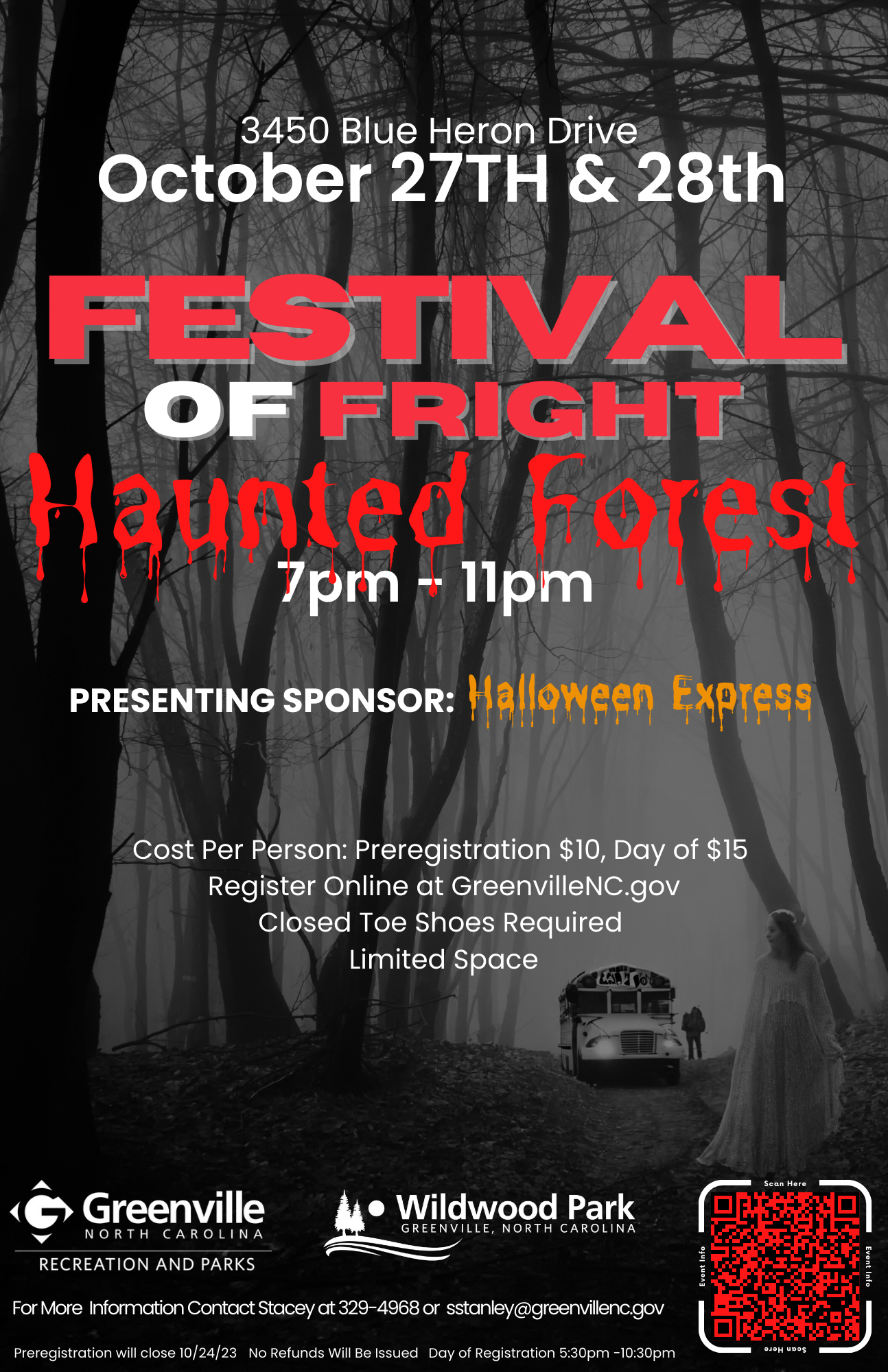2023 Festival of Fright flyer