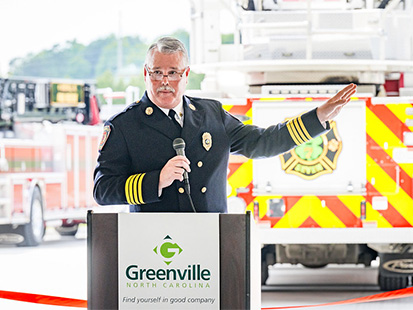 Brock Davenport Named Fire/Rescue Chief
