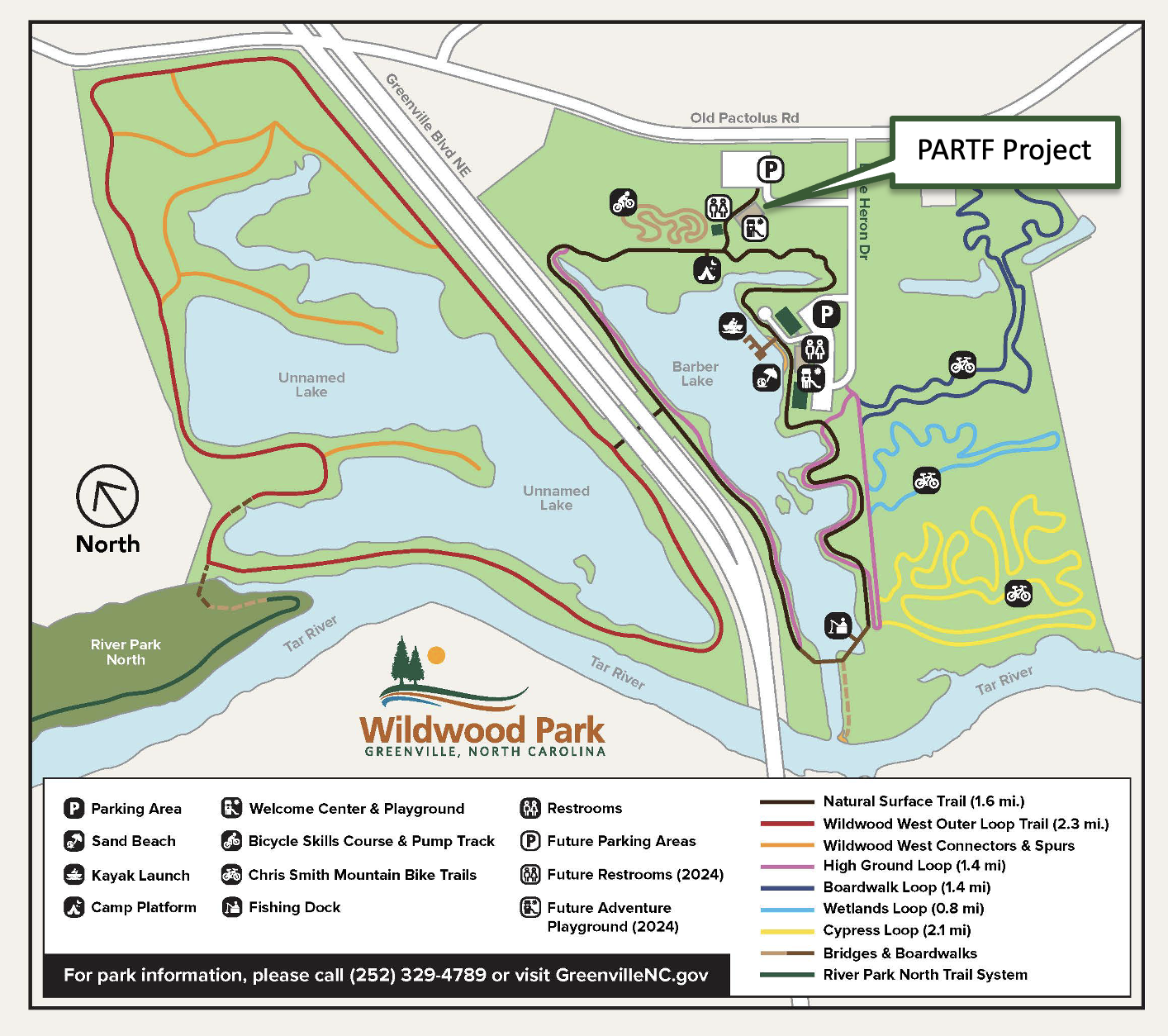 Wildwood Park Map with PARTF