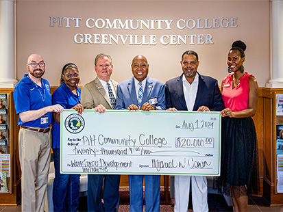 City Donates to PCC Workforce Development