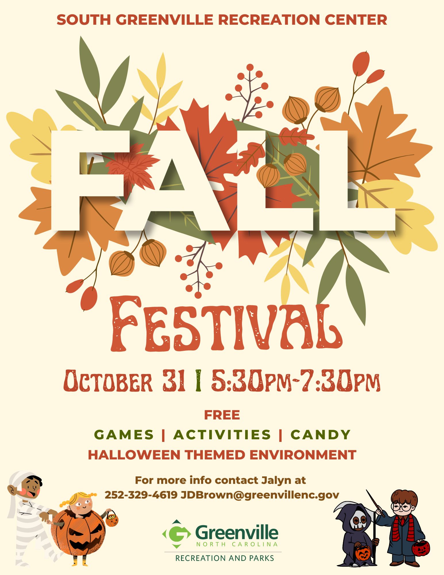 2024 SG Fall Festival flyer