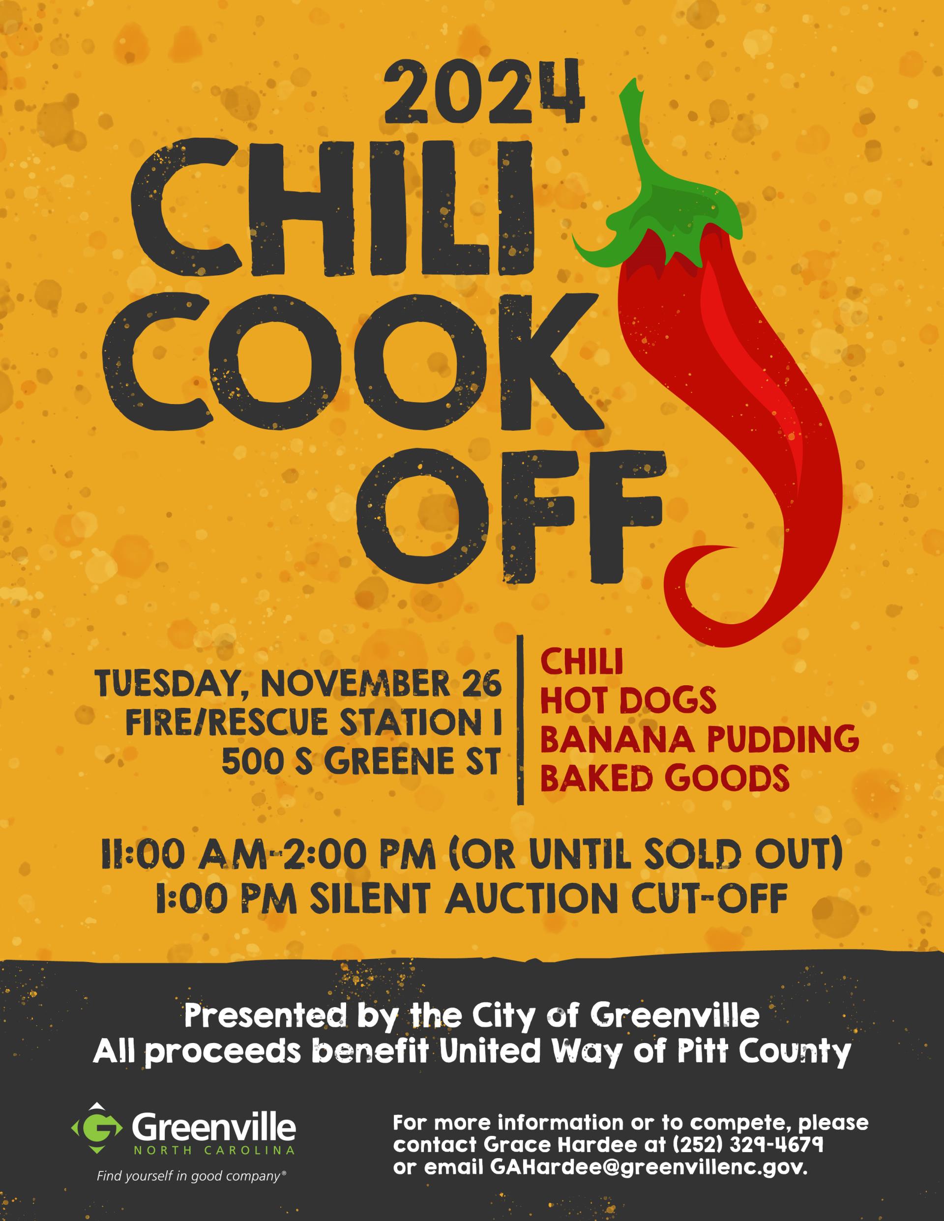 2024 Chili Cook-Off Flyer