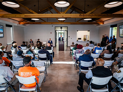 Dream Park Community Building Ceremony