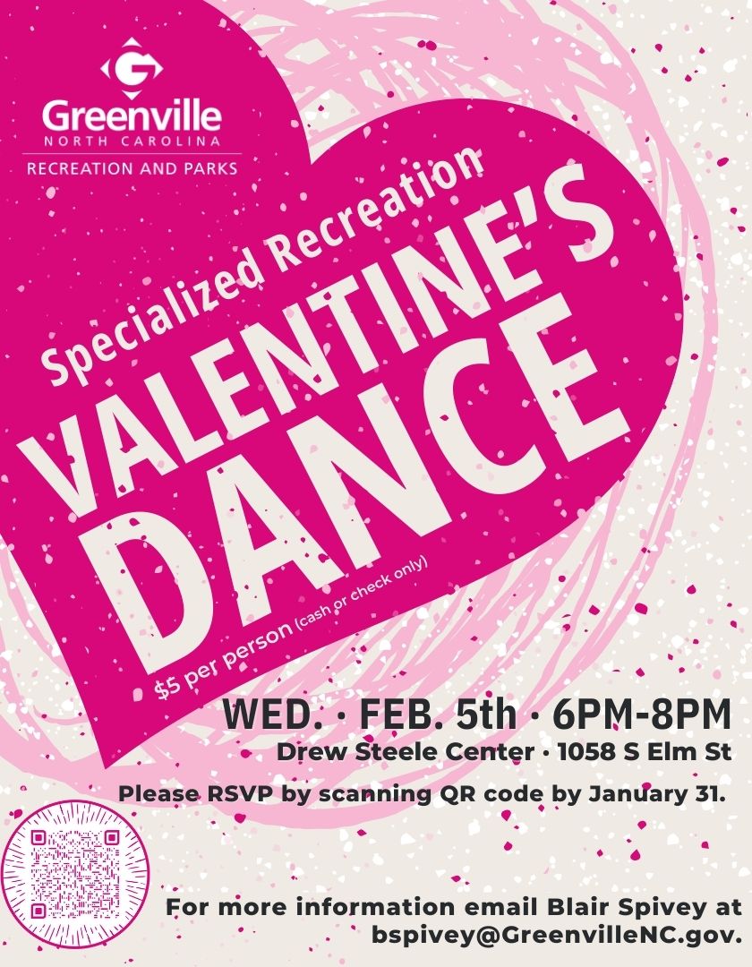 2025 Special Populations Valentines Dance flyer