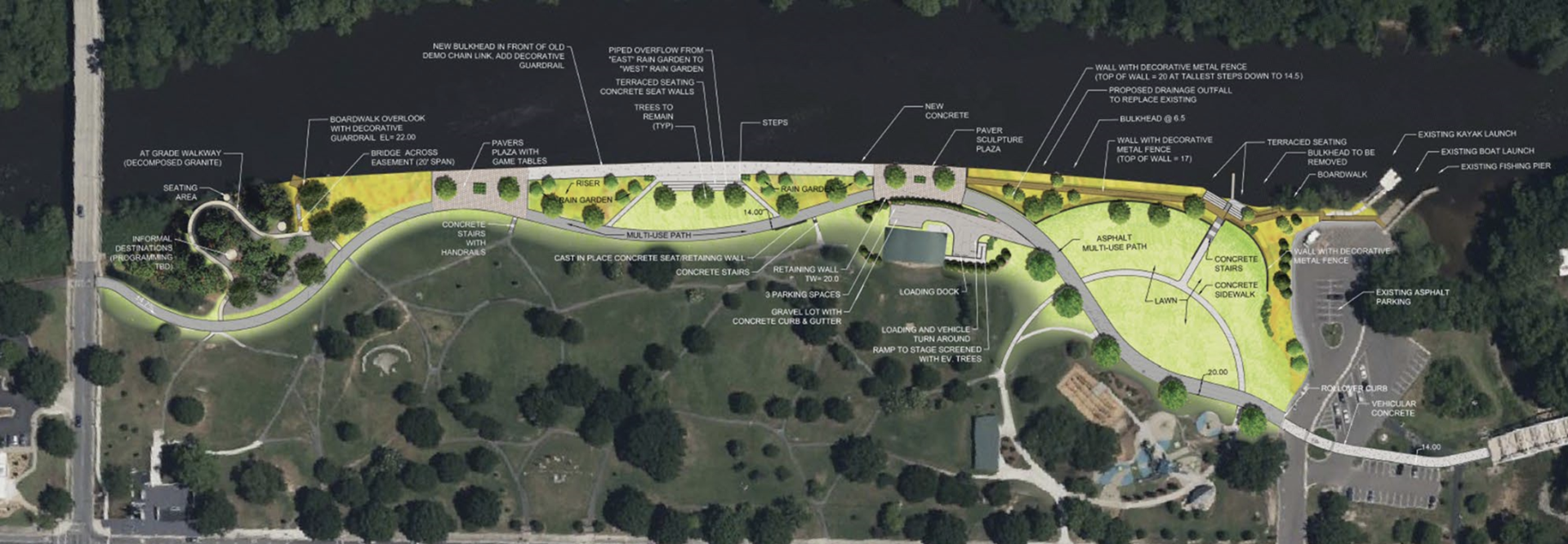 Town Common conceptual drawing