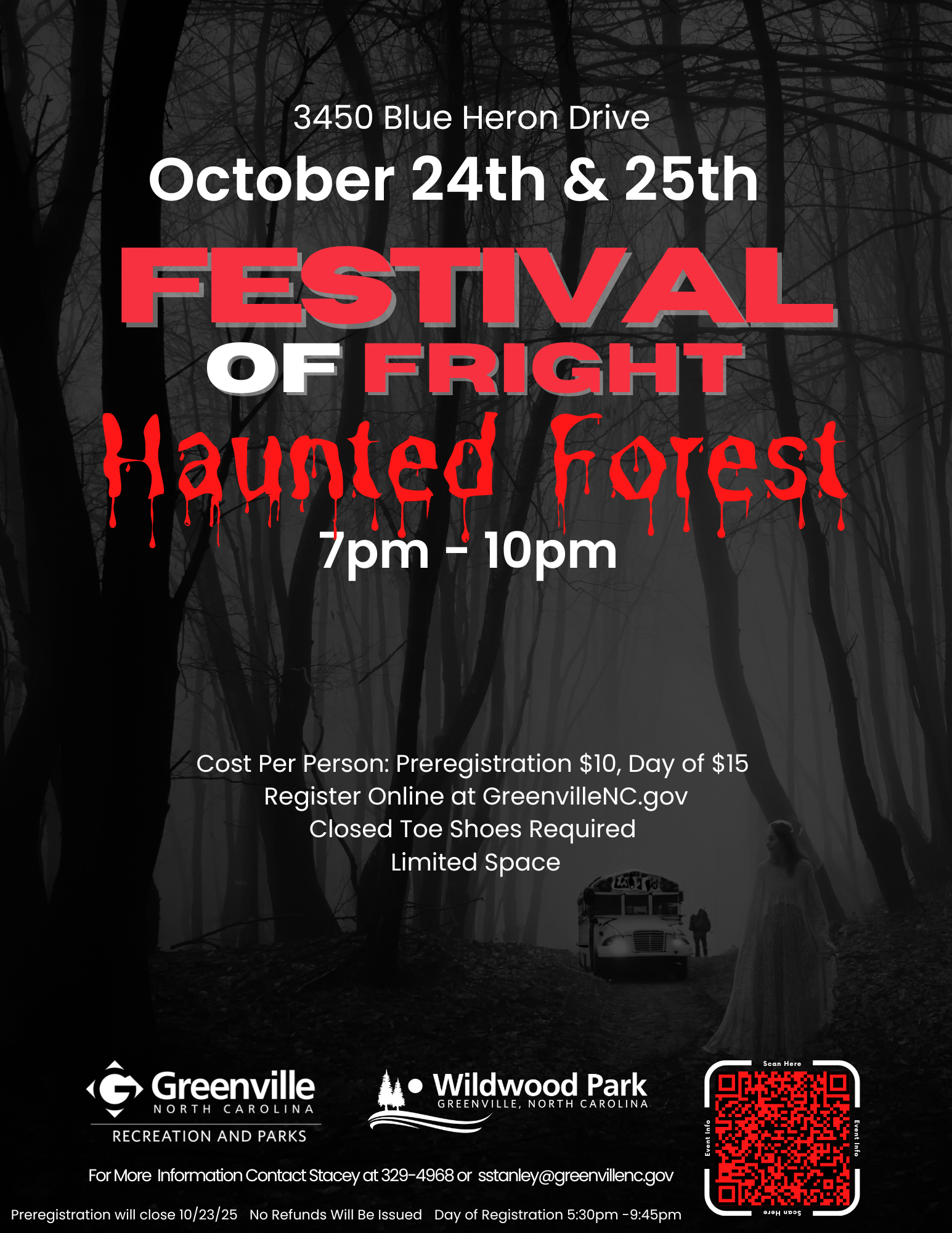 2025 Festival of Fright flyer