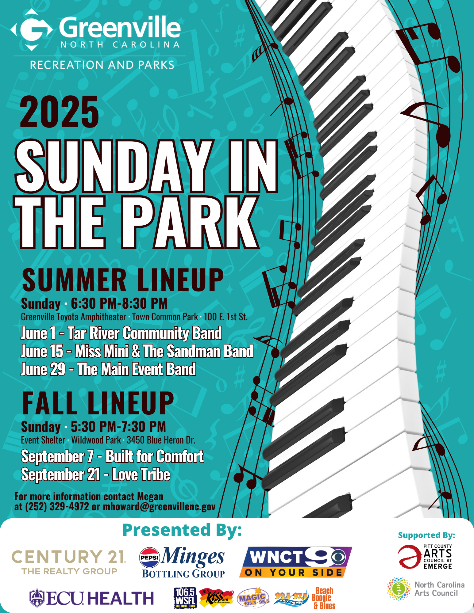 2025 Sunday in the Park Flyer