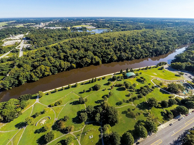 Town Common aerial